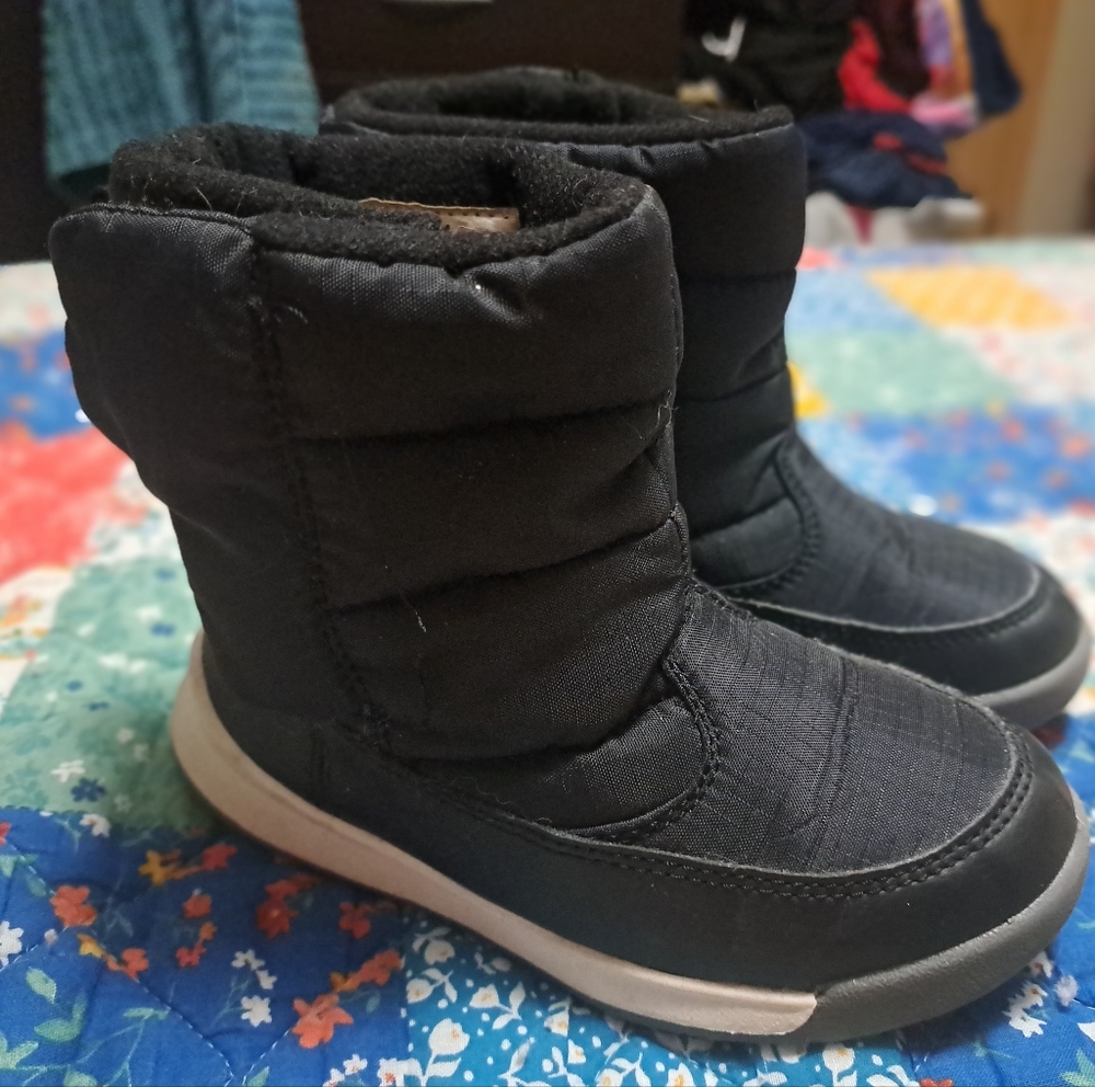 Children's Place Black Winter/Snow Boots, Size 11
